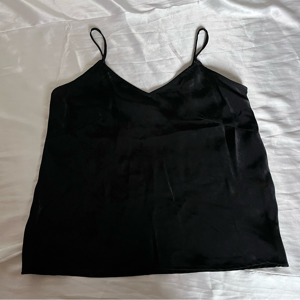 Time And Tru Women’s Satin Cami With Adjustable Straps Size S
